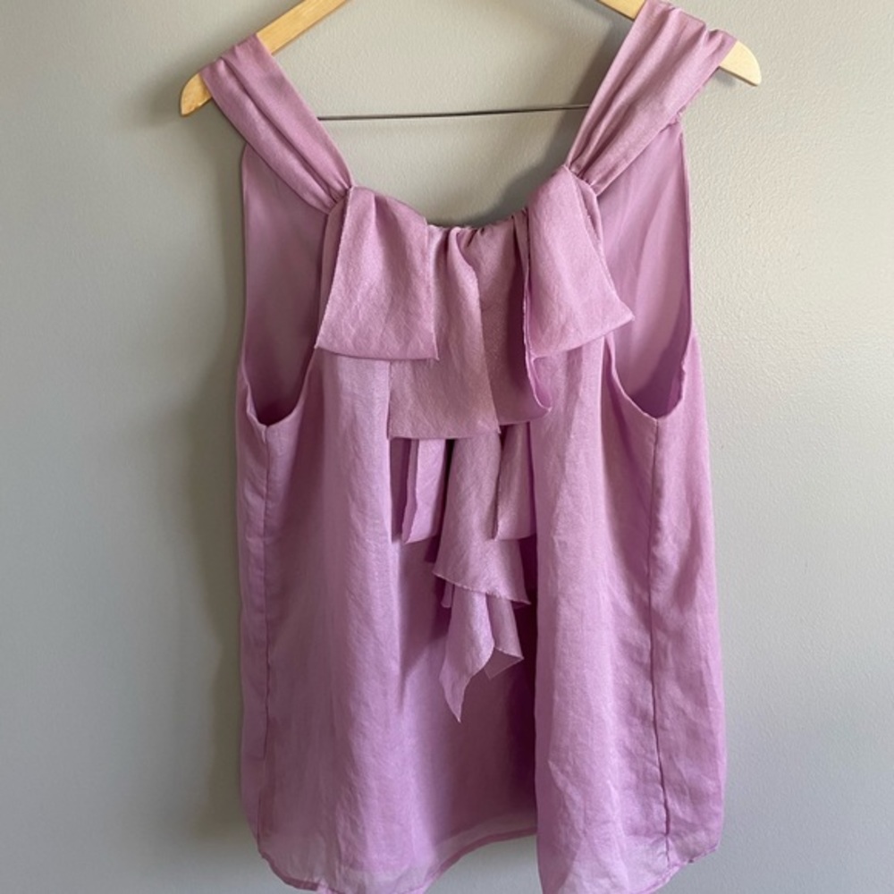 3/$25!!! Loft Ribbon Front Top - Picture 2 of 5